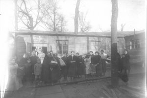 Ouvroir de American memorial Workrooms situé sur les Promenades, 1919-1920 