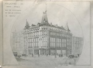 « Magasin du Petit Paris rue de Talleyrand et rue de l’Etape à Reims », sans date 