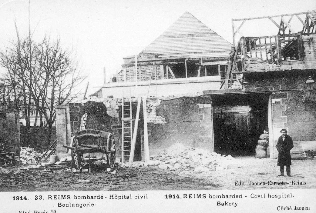 Boulangerie de l'hôpital civil en 1914