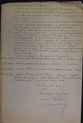 Instruction militaire concernant la circulation des personnes étrangères à l’Armée dans la zone des étapes, 8 octobre 1914 