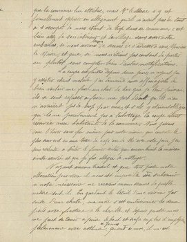 Lettre de madame Fort adressée au maire pour l’informer sur sa situation actuelle de réfugiée et ses conditions de vie difficiles dans la commune de Bénas avec sa mère, 25 février 1919 