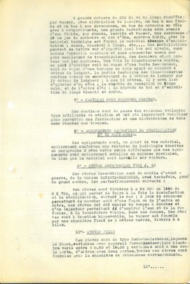 Lettre du ministre de l’Intérieur aux préfets proposant de mettre à leur disposition du matériel médical, accompagnée d’une description sommaire du matériel technique du service de santé militaire, 8 février 1919 