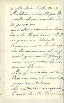 Lettre de madame Hansen, restauratrice rue du Tambour ayant quitté Reims en 1914, expliquant au maire la situation de sa famille et leurs origines luxembourgeoises, 30 décembre 1918 