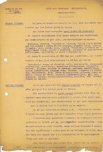Note pour Emile Charbonneaux, maire de Reims, concernant la circulation des Chemins de fer de l’Est, 4 mars 1919 