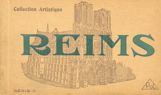 Carnet de cartes postales « Collection artistique "Reims » 