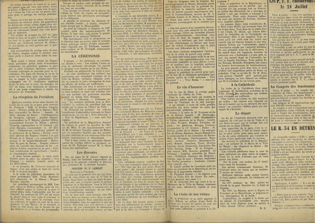 L’Éclaireur de l’Est, 7 juillet 1919 
