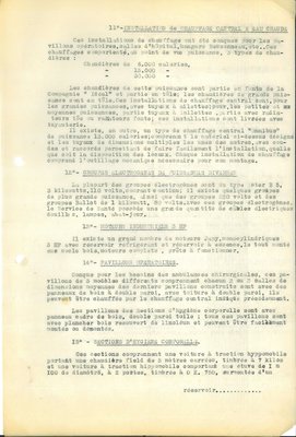 Lettre du ministre de l’Intérieur aux préfets proposant de mettre à leur disposition du matériel médical, accompagnée d’une description sommaire du matériel technique du service de santé militaire, 8 février 1919 