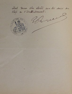 Lettre du général commandant d’armes au maire de Reims l’informant des mesures prises pour l’évacuation progressive des personnes nécessiteuses réfugiées dans les différentes caves, 24 avril 1915 
