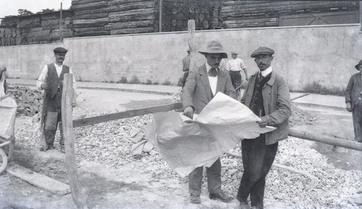 Début de chantier, sans date 
