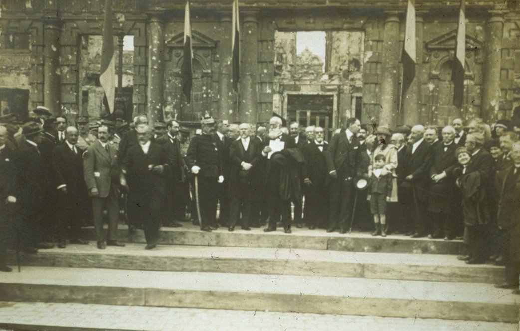 Remise de la Légion d’honneur à la ville de Reims, 6 juillet 1919