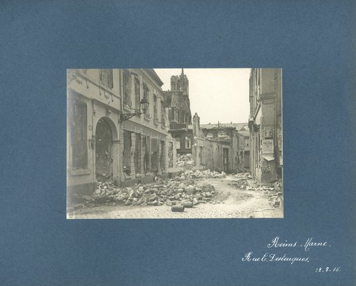 Rue Eugène Desteuque, 22 août 1915 