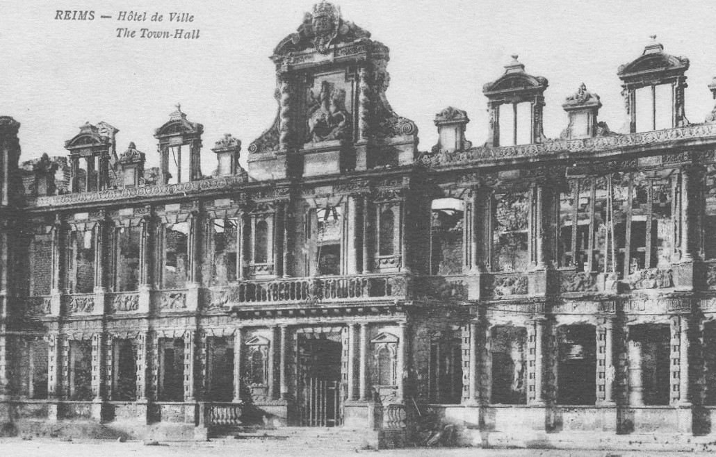 Carte postale, « Hôtel de ville » 