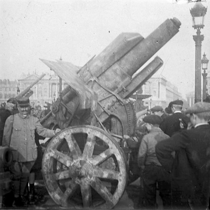 Pièce d'artillerie, 1917